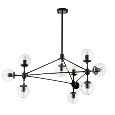 Lampa designerska wisząca ASTRIFERO 10 czarna ST-9047-10 - Step Into Design